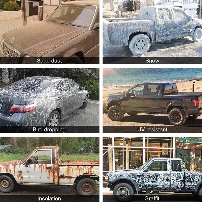 Outdoor Car Cover with Reflective Strips - For UAZ Patriot, Snowproof Dustproof Waterproof Sunproof Shield