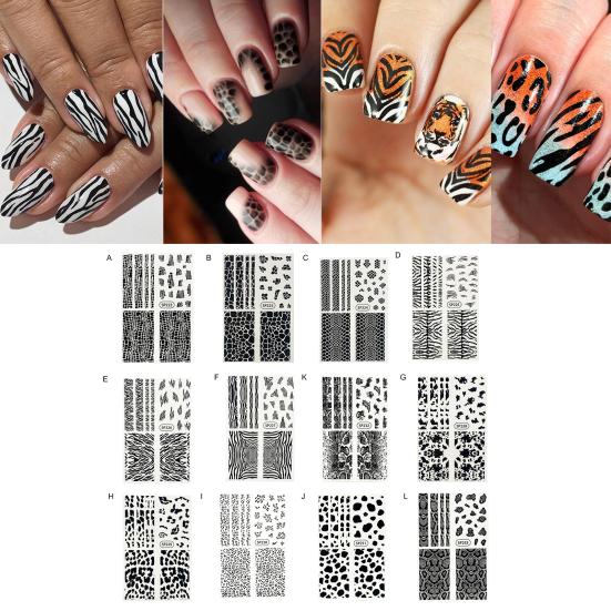 Delicate Nail Effect Ultra Stripe Decals 3D Thin DIY