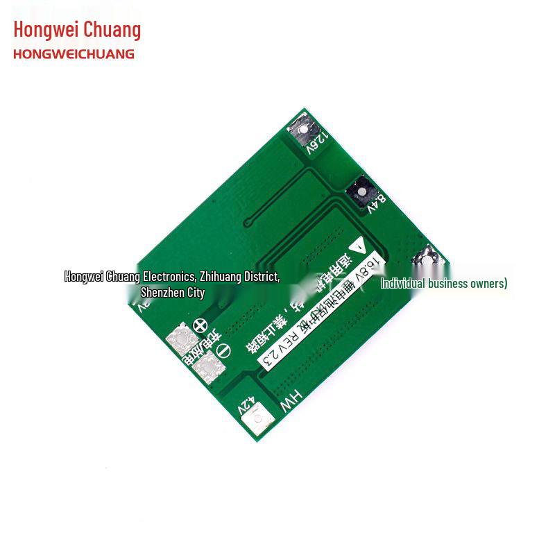 Enhanced 4S 14.8V-16.8V 18650 Lithium Battery Protection Board for Electric Drills, 40A Current.