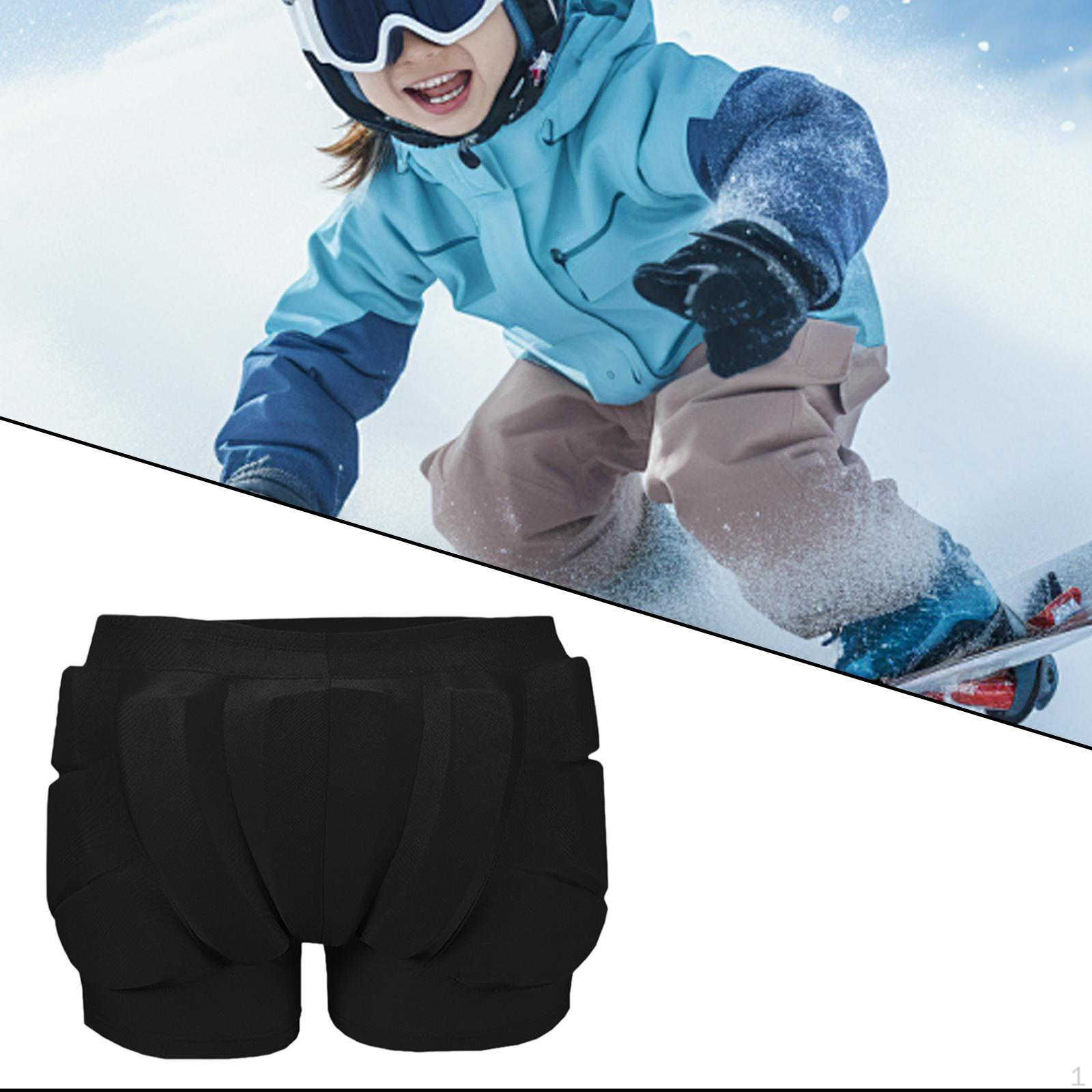 

Детские шорты с защитой ягодиц для подростков, мягкие 3D-шорты с защитой копчика S