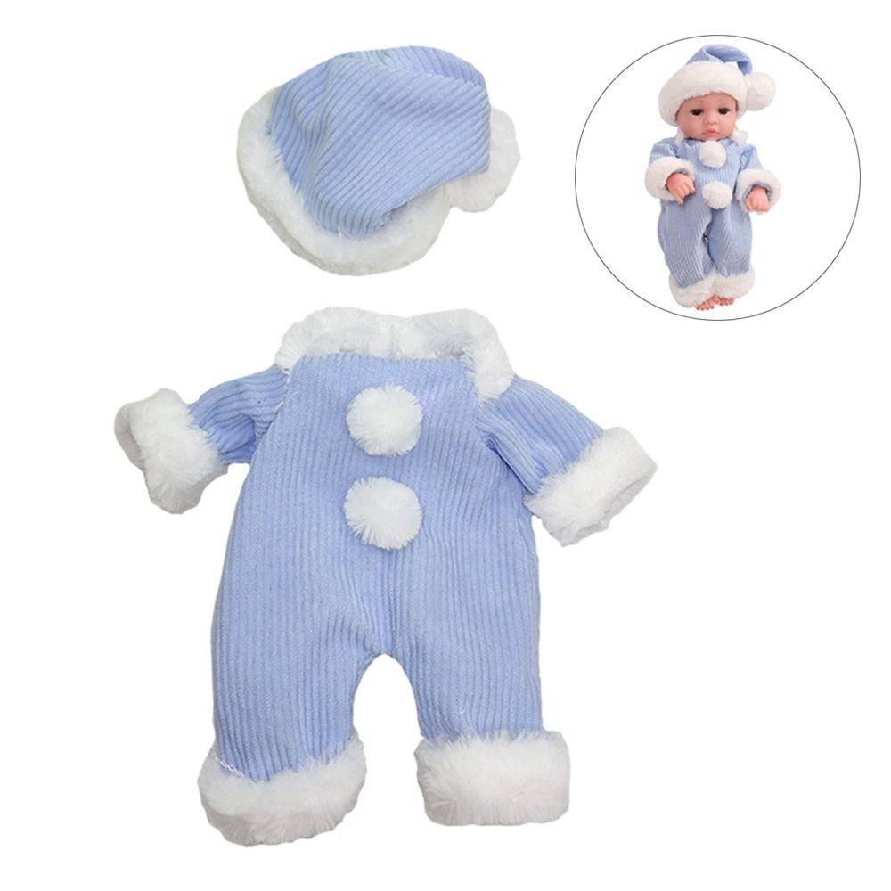 30cm Baby Reborn Pajamas Colorful Palm Dolls Dress Simulation Baby Outfits Reborn Baby Doll Toys