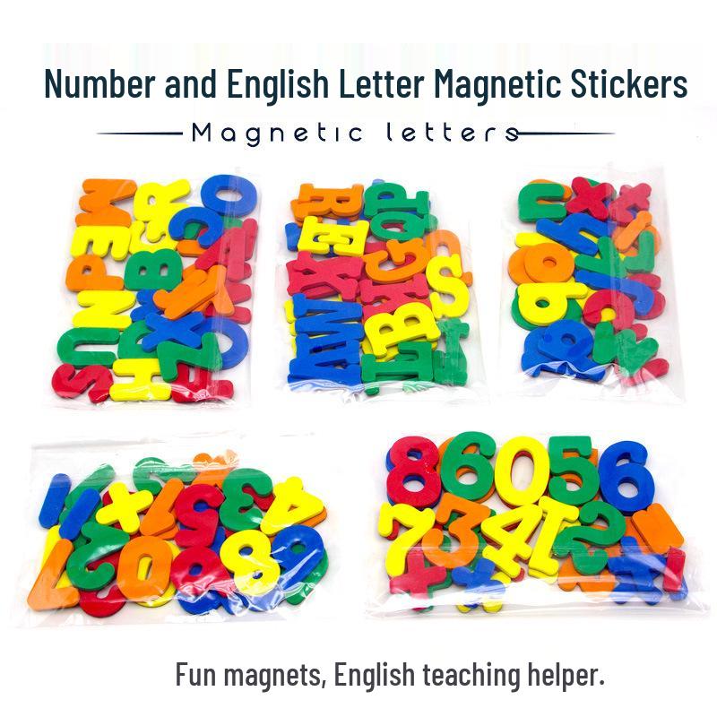 Magnetic EVA Alphabet & Number Stickers for Kids' Education