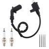 Motorcycle Ignition Coil, Suitable for GY6 50cc 150cc 125cc 110cc 90CC 80CC, ATV Light Motorcycle Go Kart Pit Mud Car, with A7TC Spark Plug