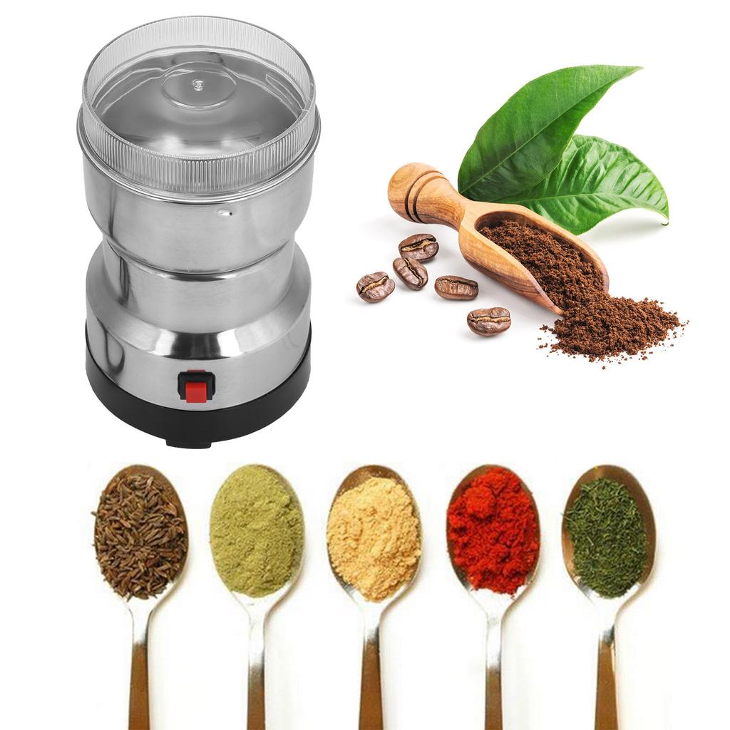 Molinillo de Café Eléctrico Multifunción Portátil Cereales Nueces Frijoles Especias Granos Máquina de Molienda US