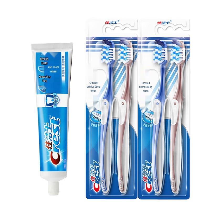 

Crest Clear Lotus Mint Anti-Cavity Repair Toothpaste & 7-Effect Toothbrush Set