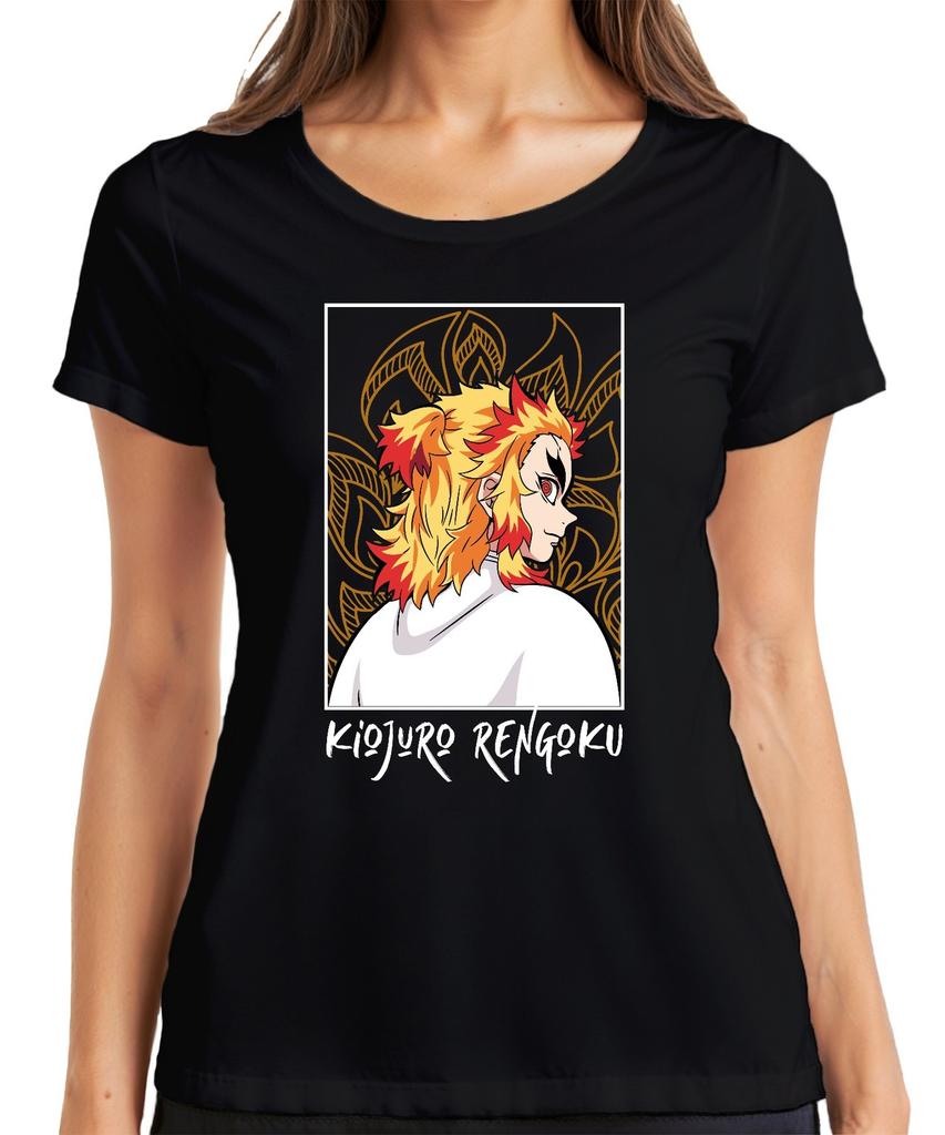 Kyojuro Rengoku Demon Slayer Flame Hashira Anime Gift Samurai Unisexs TShirt