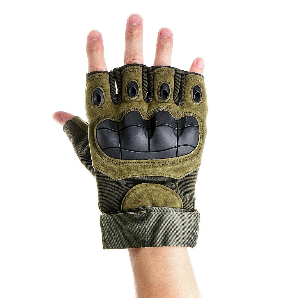 Sporty na świeżym powietrzu Męskie rękawice bez palców i pełne do jazdy, wspinaczki, treningu, taktyczne, rowerowe