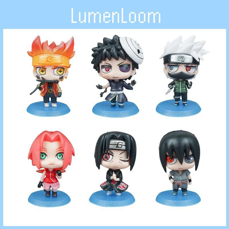 Naruto Pvc Figure Set With Assembly For Collectors And Anime Merchandise