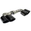 Porsche Cayenne GTS Black Quad Tailpipe Trim (11-24 Years)