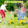 Wasserspielzeug Rasensprenger Ballwerfer Baseball 2in1 Lernset