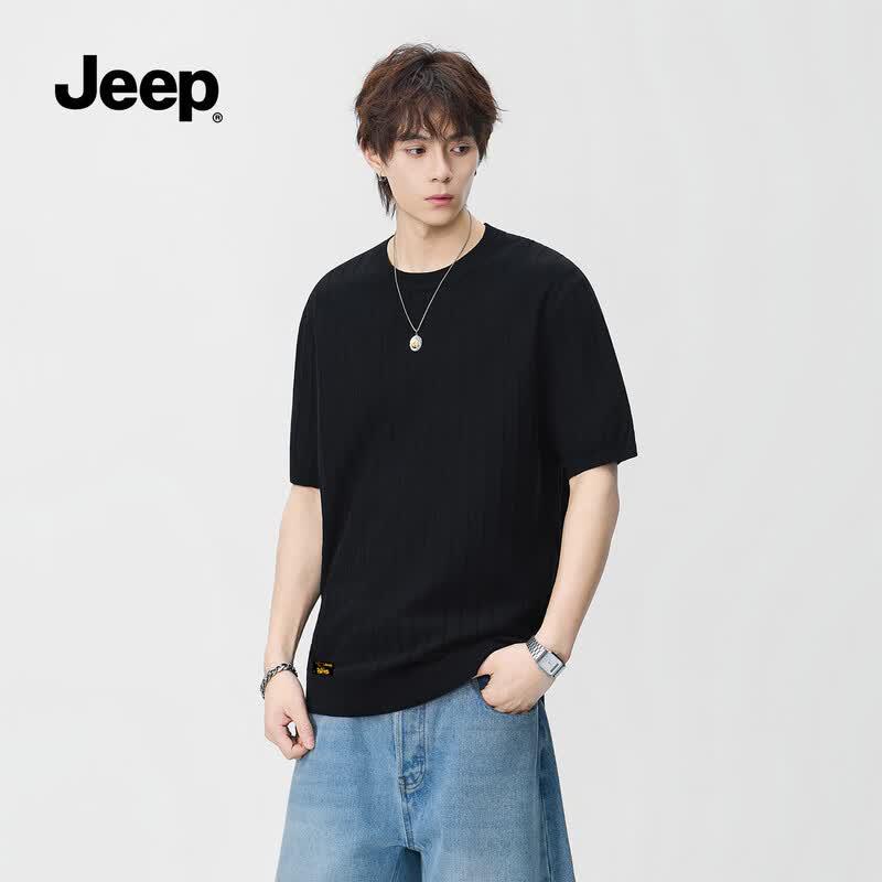 JEEP Men s Breathable Short Sleeve T-Shirt L