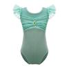 Toddler Girl's Ruffle Short Sleeve Leotard for Dance Gymnastics Ballet Leotard Jumpsuit