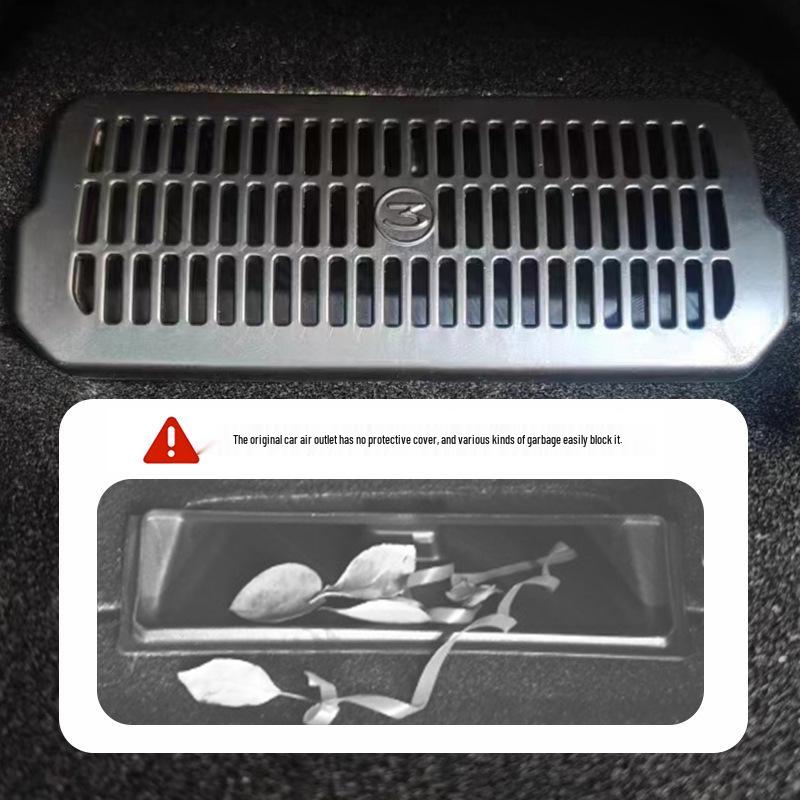 Tesla Model 3 Facelift Under-Seat Air Vent Cover (Anti-Clogging)