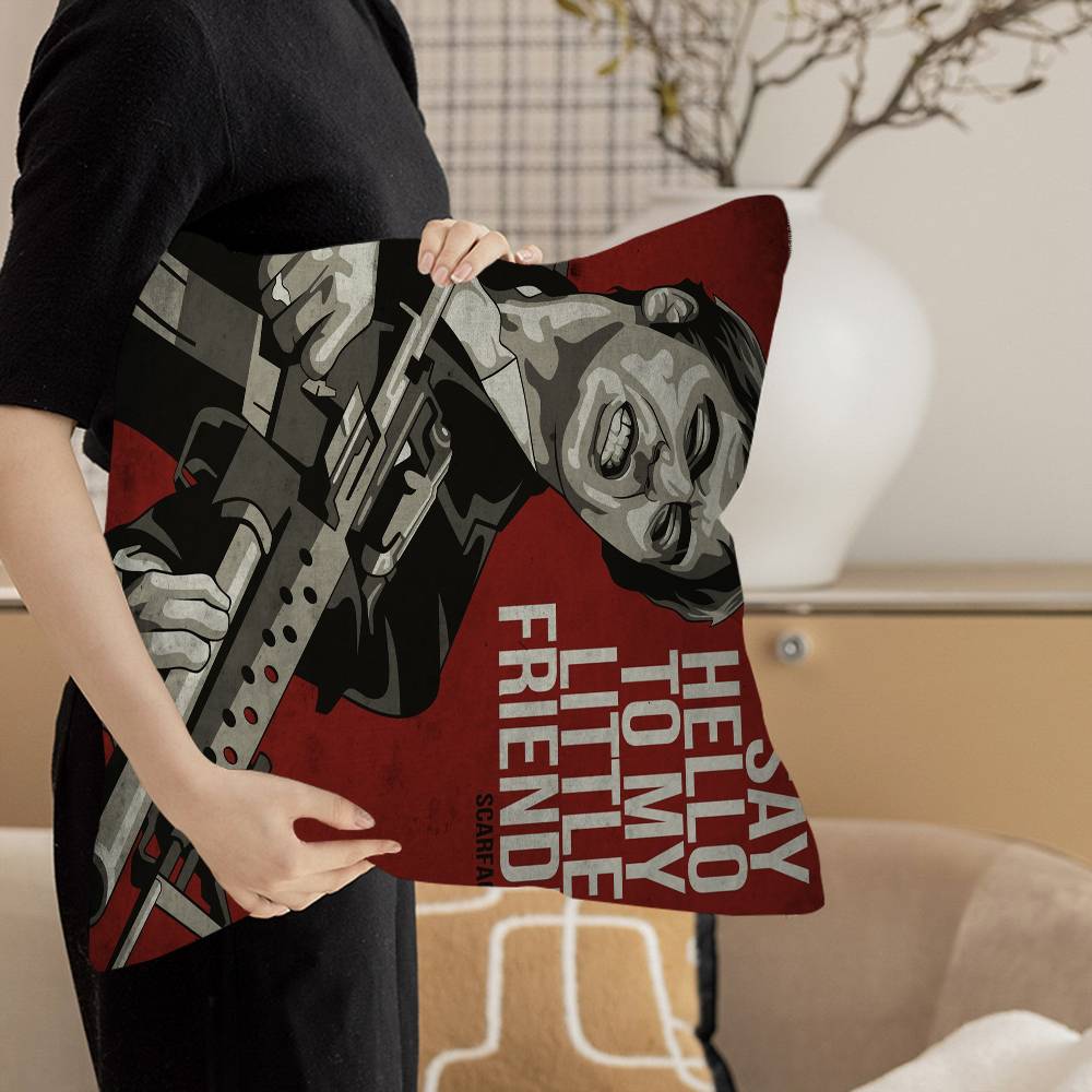 Movie S-Scarface Pillow Cover Design cushion Cover decor Holiday Decorati