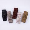 Vintage Japanese Style Solid Color Acrylic Knitted Sweat-absorbent Over-the-Knee Leg Warmers Women's Long Boot Socks Autumn
