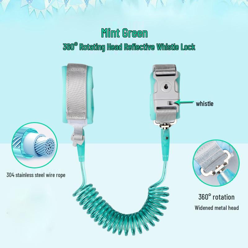 Children's Safety Anti-Lost Rope: Baby Stroller Attachment and Travel Bracelet