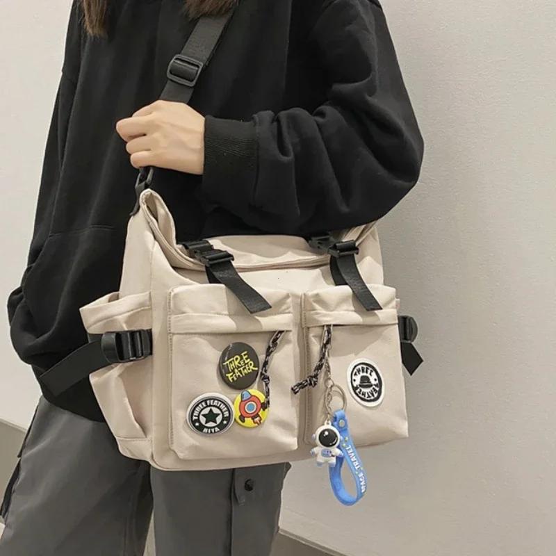 Zaini Harajuku Giapponesi per Ragazze Adolescenti Borsa a Tracolla Moda Casual Nuova Borsa a Spalla alla Moda Zaino da Studente Borse a Mano