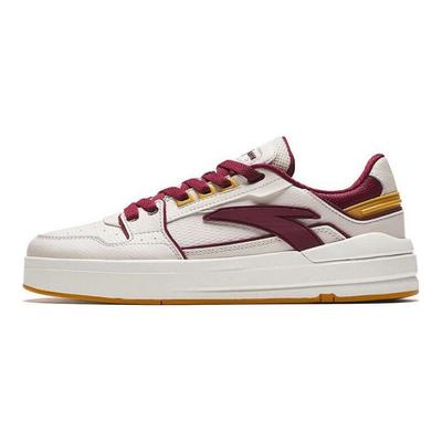 Street Wan Lite Non-Slip Shock Absorption Low-Top Skate Shoes Men Sneakers White Red 112338071-5