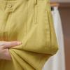 Tencel Linen Women's Cropped Balloon Pants - 2026 Summer Collection, Lightweight & Casual