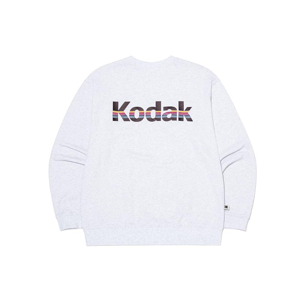 KODAK Rainbow Logo Sweatshirt White Melange