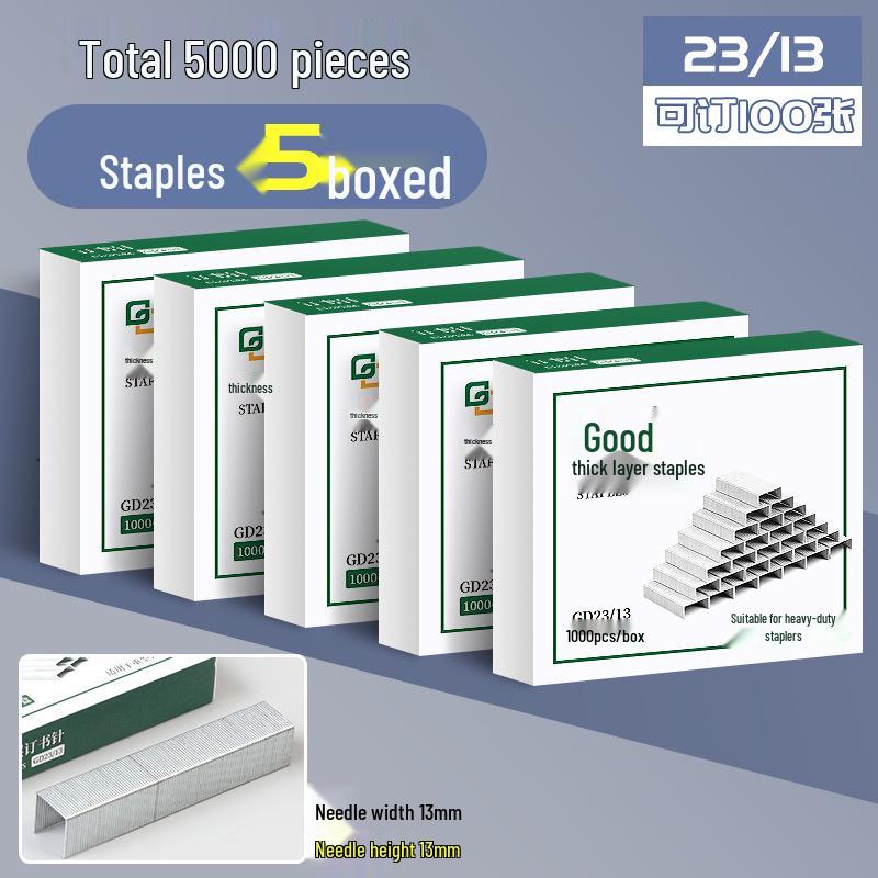 Heavy Duty Stapler Staples 24/6 & 24/8, Large No. 12 for Thick Layers