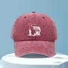 Unisex Funny Fishing Print Outdoor Hat with Leaping Fish  Design Durable Textile Fabric Suitable for Fishing Trips Camping