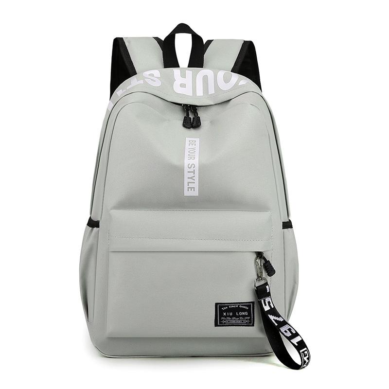 

Junior high school student school bag female middle school student large capacity backpack high-end feeling light travel oxford cloth backpack 29*18*44