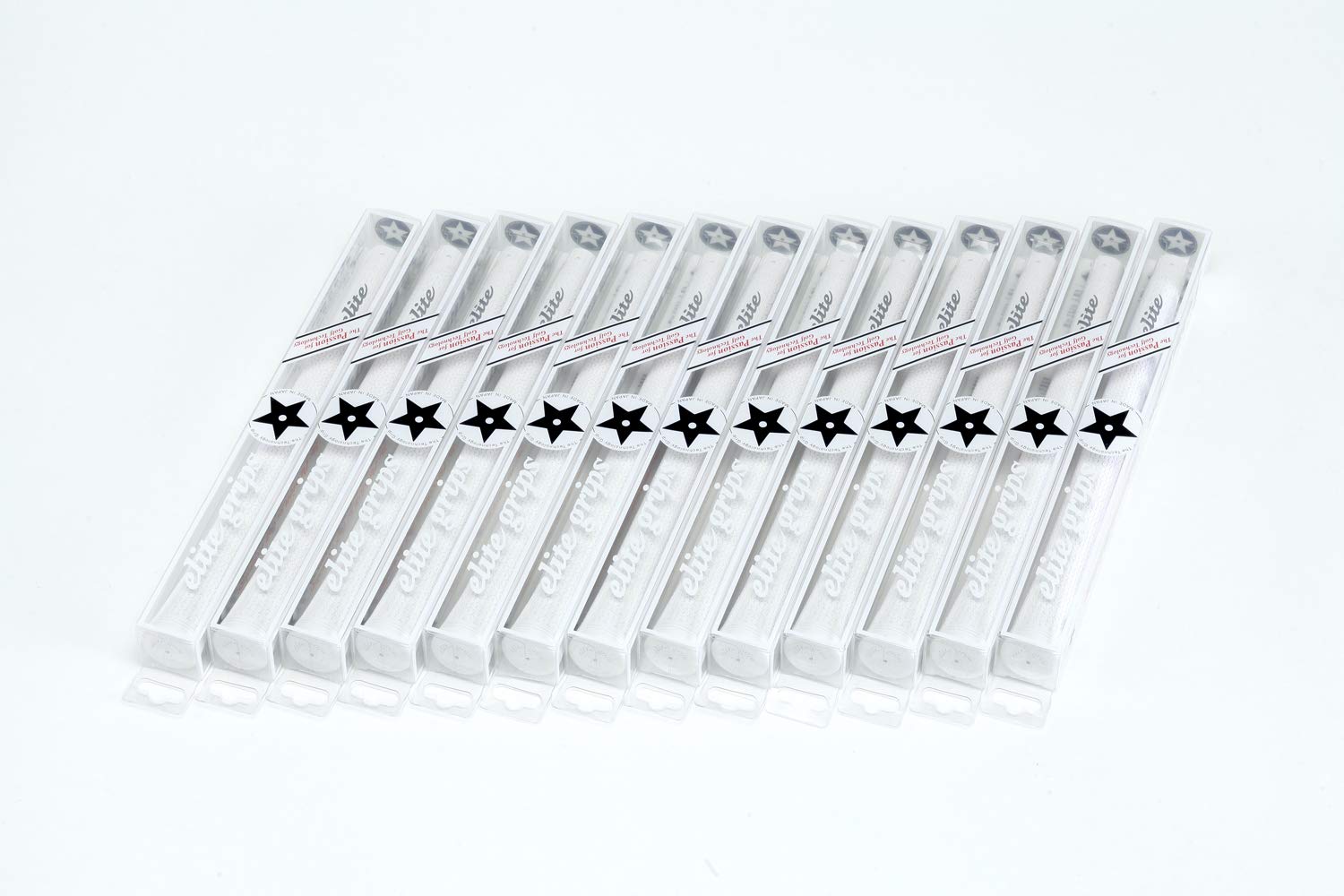 

elitegrips Гольф Грипсы TD50C SOFT Серебристый Без Задней Линии Набор из 13 штук, Белый,