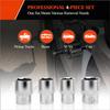 Torques Multiplier Wrench Kit, 1/2in Drive 1:16 Heavy Duty Lug Nut Remover. with 17 19 21 22mm Sockets, for Changing Tires