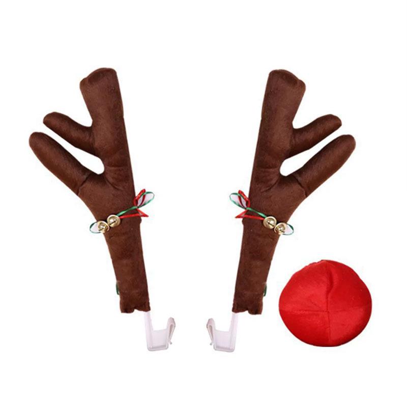 Car Decoration Reindeer Antlers - Christmas Ornaments for Show Cars