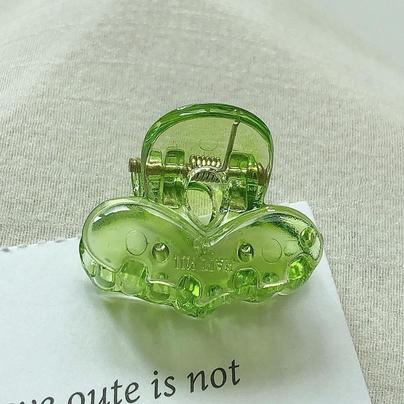 Korean Mini Candy Clip Sweet and Cute Small Hairpin Transparent Solid Sweet Cool Wind Broken Hair Accessories