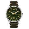Hawker Hurricane Kent Automatic Hampshire Leather Strap Green Dial AV-4094-03 Men's Watch