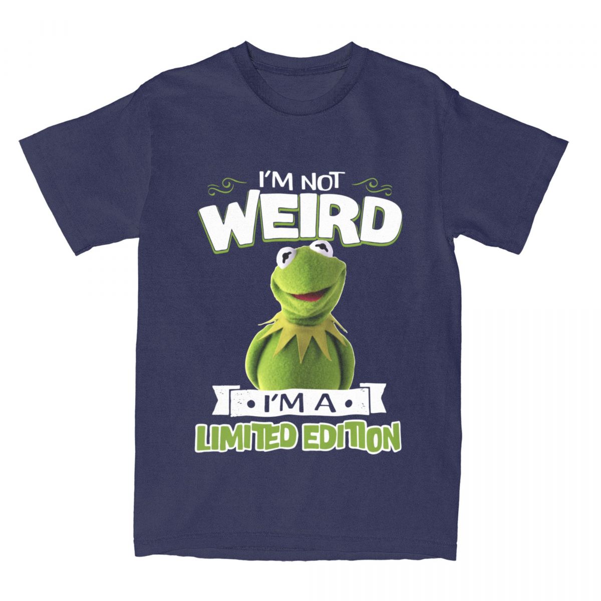 

Miniso Muppet Kermit Frog Im Not Weird Im A Limited Edition TShirt Men Women O Neck Cotton T Shirts Short Sleeve Clothing S