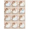 Breathable Baby Feeding  Bib Soft Gauze Lace Bow Burp Cloth Cute Cotton Drool Towel  Feeding Time