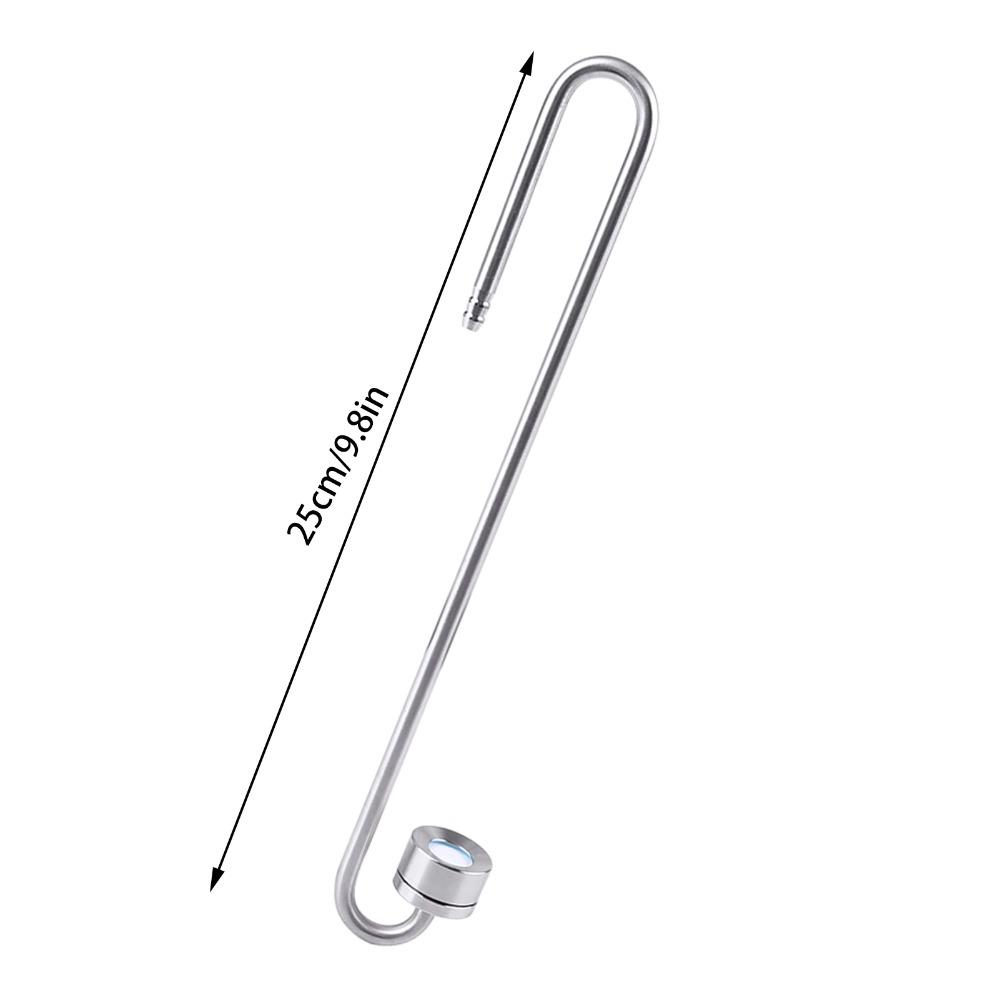 Durable Stainless Steel CO2 Diffuser U Shape Connecting Tube 2 Types CO2 Atomiser Silver Aquarium Atomiser Aquarium