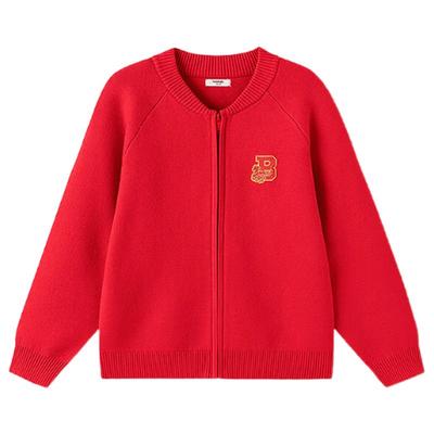 Balabala Kids' Red New Year Sweater