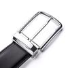 Belt Men'S Belt, Two-Layer Cowhide Zinc Alloy Pin Buckle Casual Men'S Leather Belt