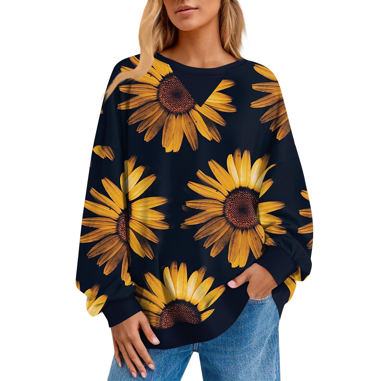 

Жіночий повсякденний пуловер у смужку, сорочка з довгим рукавом, великий світшот XL жовтий