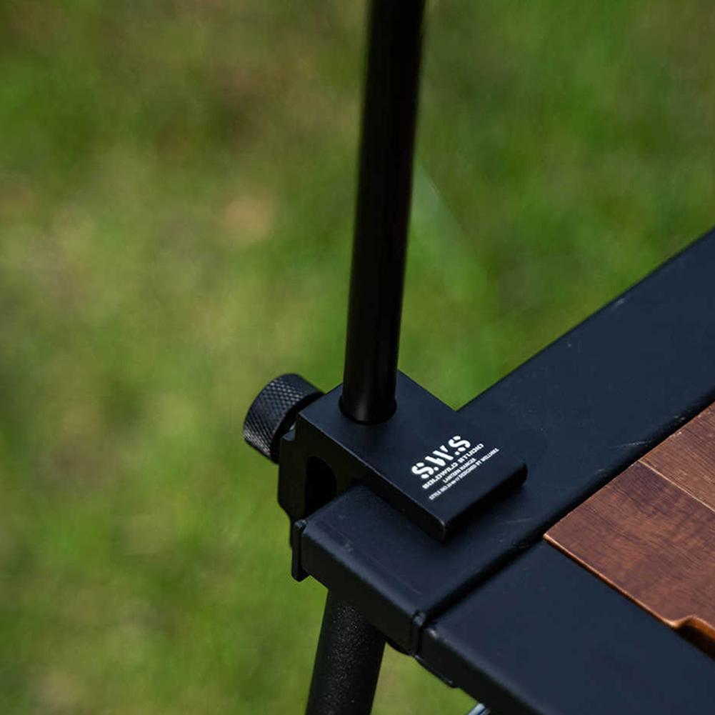 Camping Portable Light Hanger Aluminum Alloy Table Lantern Stand Stainless Steel Bow Light Frame for Outdoor Camping Hiking