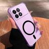 DIY Magnetic Ring Jelly Case for Xiaomi POCO X6 Pro 5G Anti-Drop 4-Corner Airbag Protection