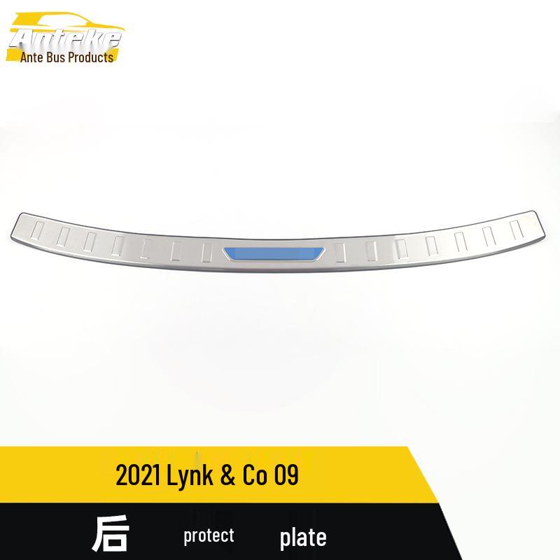 Stainless Steel Rear Guard Plate for Lynk&Co 09 Tailgate Trunk