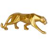Resin Black Jaguar Showpiece for Home Decor/Black Panther Statue for Living Room Decor, Cheetah Showpiece Office Decor Item, Pack of 1 (Golden)