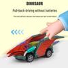 Cross-Border Educational Dinosaur Toy Car for Boys - Pull Back Model