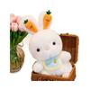 New Carrot White Rabbit Doll Plush Toy Rabbit Rag Doll Doll Children's Birthday Gift for Women