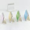 2026 Mini Desktop Calendar Cute Cartoon Desk Planner with Spiral Binding Small Planning Notebook for Office Home