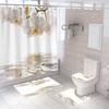 Bathroom Shower Shower Curtain Set No Punch Bathroom Window Curtain Door Curtain Partition Curtains