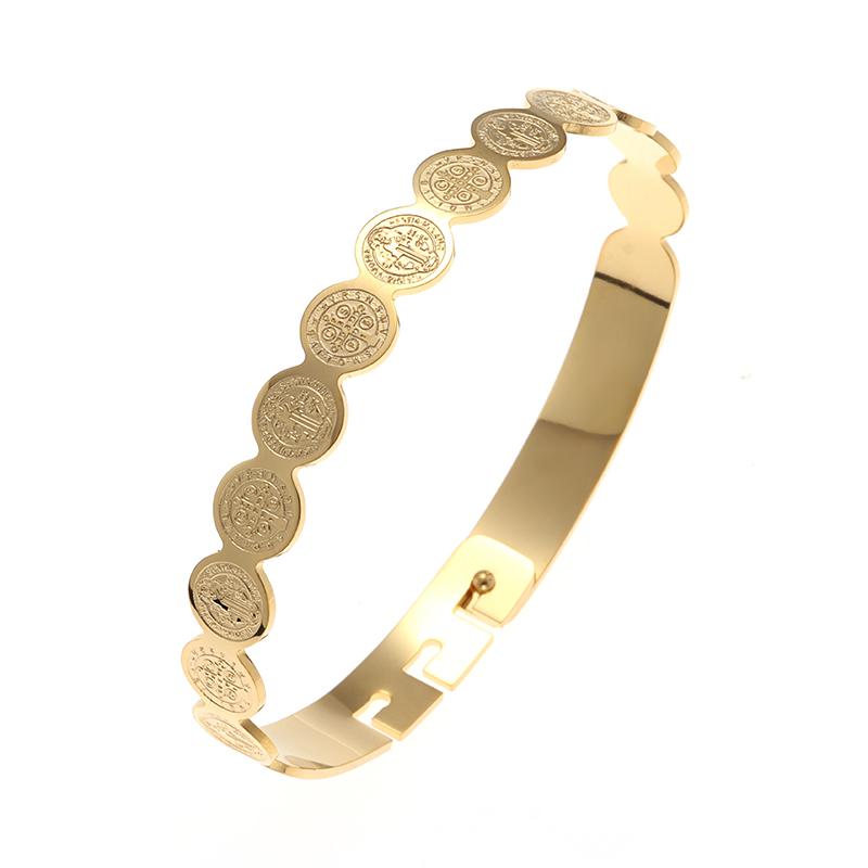 Modeontwerp Roestvrij Staal Gebogen Tafelgerei Vork Open Armband Mannen en Vrouwen Persoonlijkheid Bedel Hip Hop Casual Sieraden Cadeau