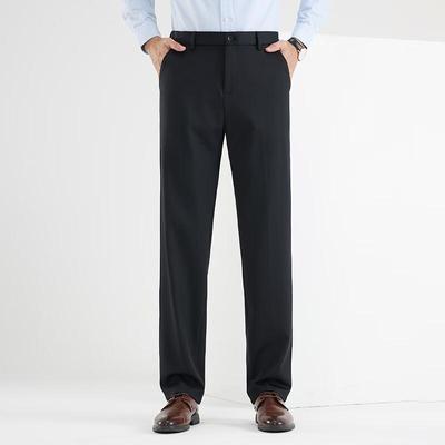 Fengxun Men's Autumn/Winter Straight-Leg Casual Pants