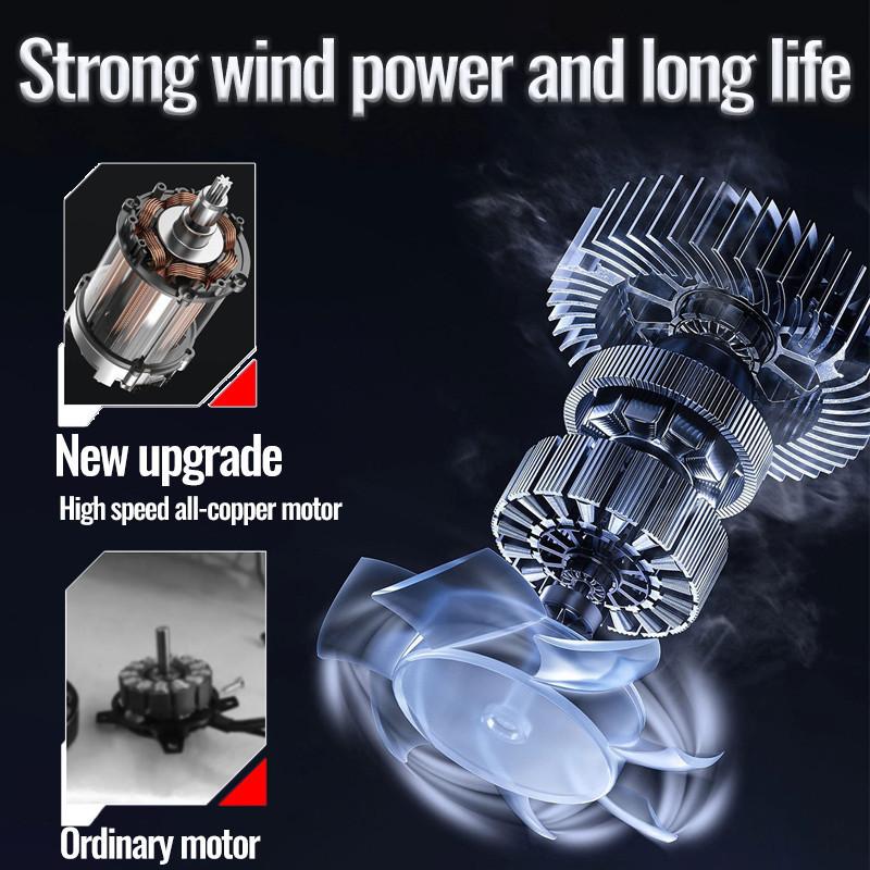 21V Rechargeable Violent Turbo Fan Air-Blowing Wireless Handheld Concentration Car Hair Blower Small High-Speed Electric Blower