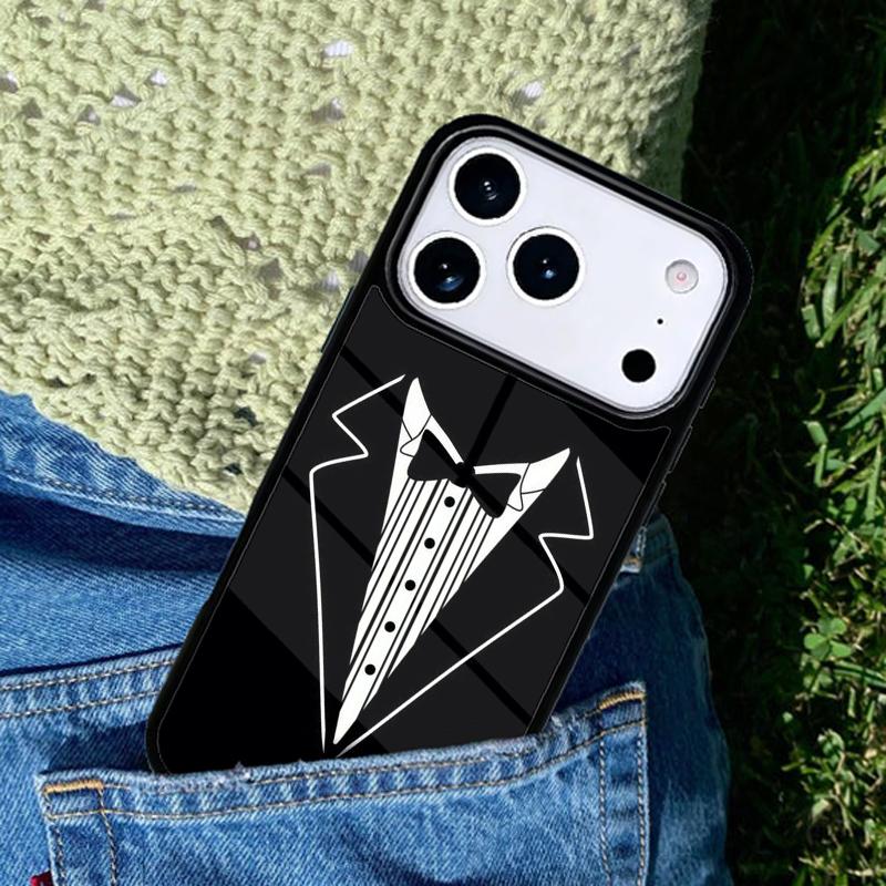 Man Suit Shirt Tie mobile phone case Compatible with IPhone 17 16 15 14 13 12 11Pro Max 17 Air cover